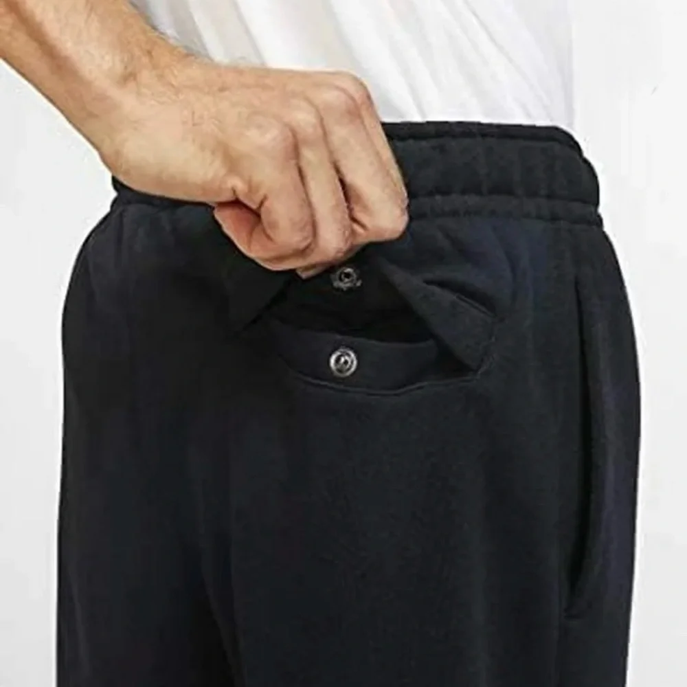 Nike Jogger Sweatpants Black XXL Regular Fit Tapered Leg BV2671-010